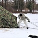 Cold-Weather Operations Course Class 20-01 students build Arctic tents during training at Fort McCoy
