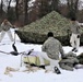 Cold-Weather Operations Course Class 20-01 students build Arctic tents during training at Fort McCoy