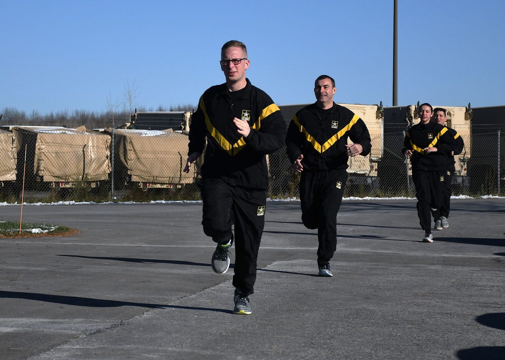 New York National Guard Soldiers train for Army’s new combat fitness test at home