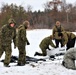 Cold-Weather Operations Course Class 20-01 students build Arctic tents during training at Fort McCoy