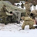 Cold-Weather Operations Course Class 20-01 students build Arctic tents during training at Fort McCoy