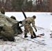 Cold-Weather Operations Course Class 20-01 students build Arctic tents during training at Fort McCoy
