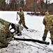 Cold-Weather Operations Course Class 20-01 students build Arctic tents during training at Fort McCoy