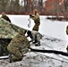 Cold-Weather Operations Course Class 20-01 students build Arctic tents during training at Fort McCoy