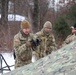 Cold-Weather Operations Course Class 20-01 students build Arctic tents during training at Fort McCoy