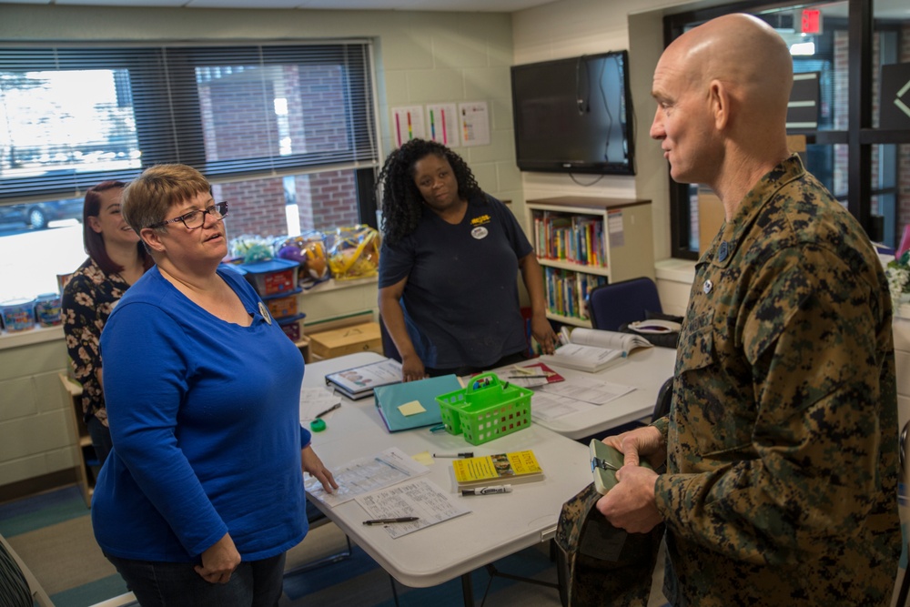 Sgt. Maj. of the Marine Corps visits Cherry Point