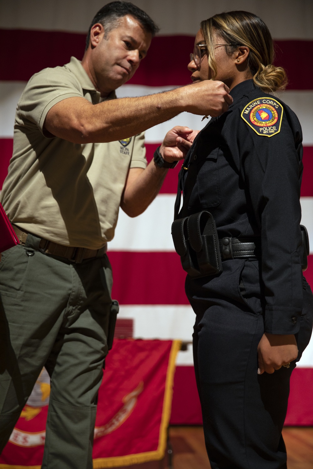 Badge of Honor: Marine Corps Police Academy West graduation