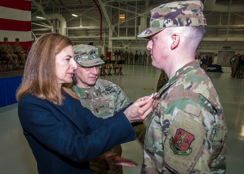 Connecticut Air National Guard honors deployers at homecoming ceremony