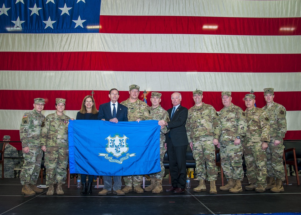 Connecticut Air National Guard honors deployers at homecoming ceremony