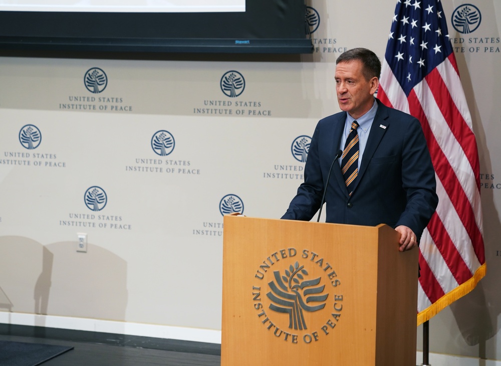 USAID Administrator Mark Green speaks at United States Institute of Peace