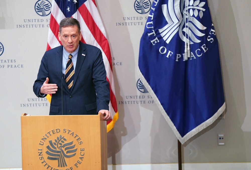 USAID Administrator Mark Green speaks at United States Institute of Peace