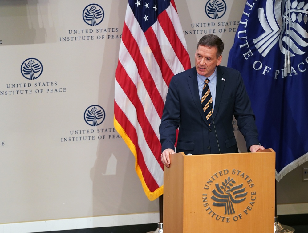 USAID Administrator Mark Green speaks at United States Institute of Peace