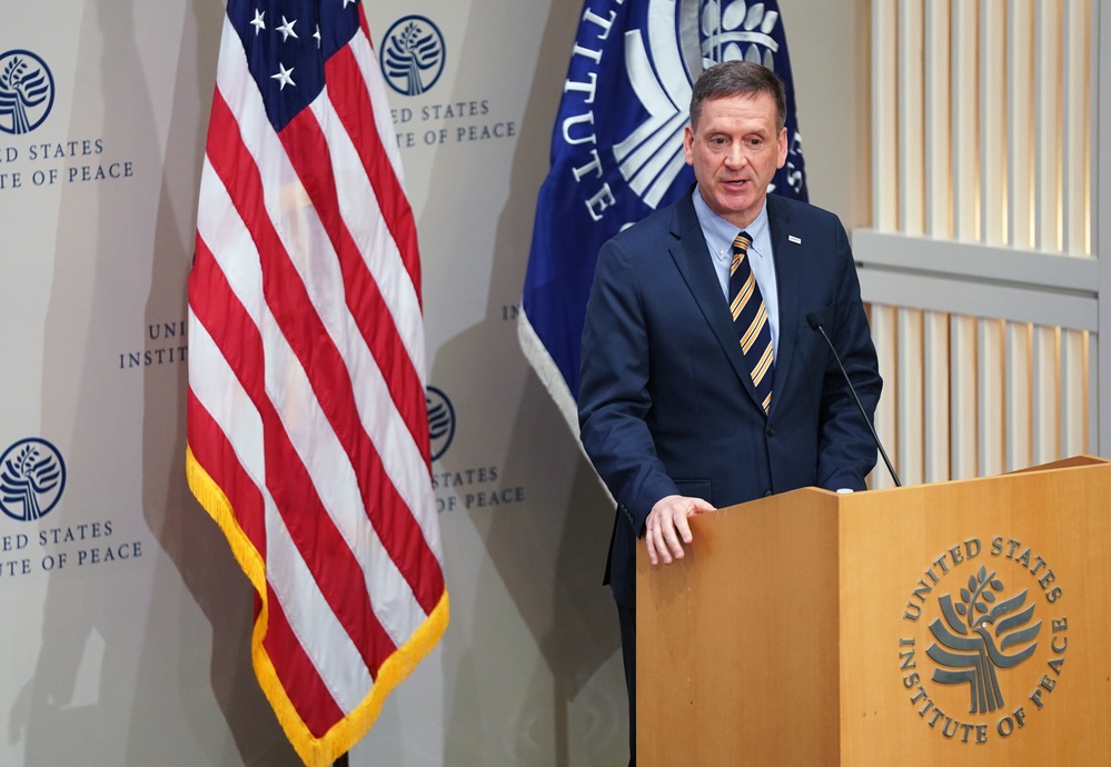 USAID Administrator Mark Green speaks at United States Institute of Peace