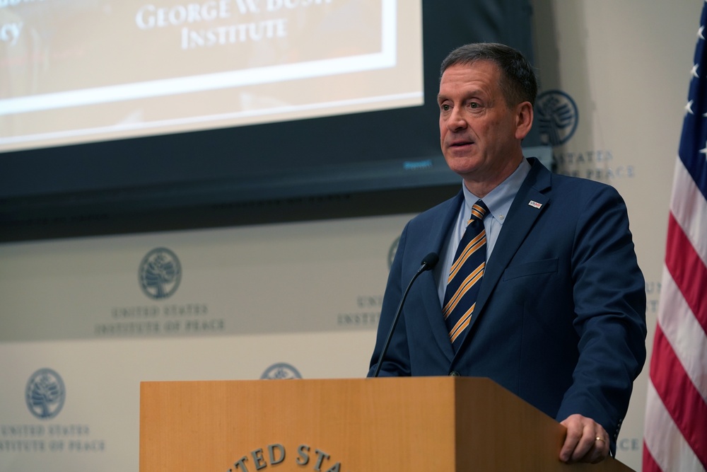 USAID Administrator Mark Green speaks at United States Institute of Peace