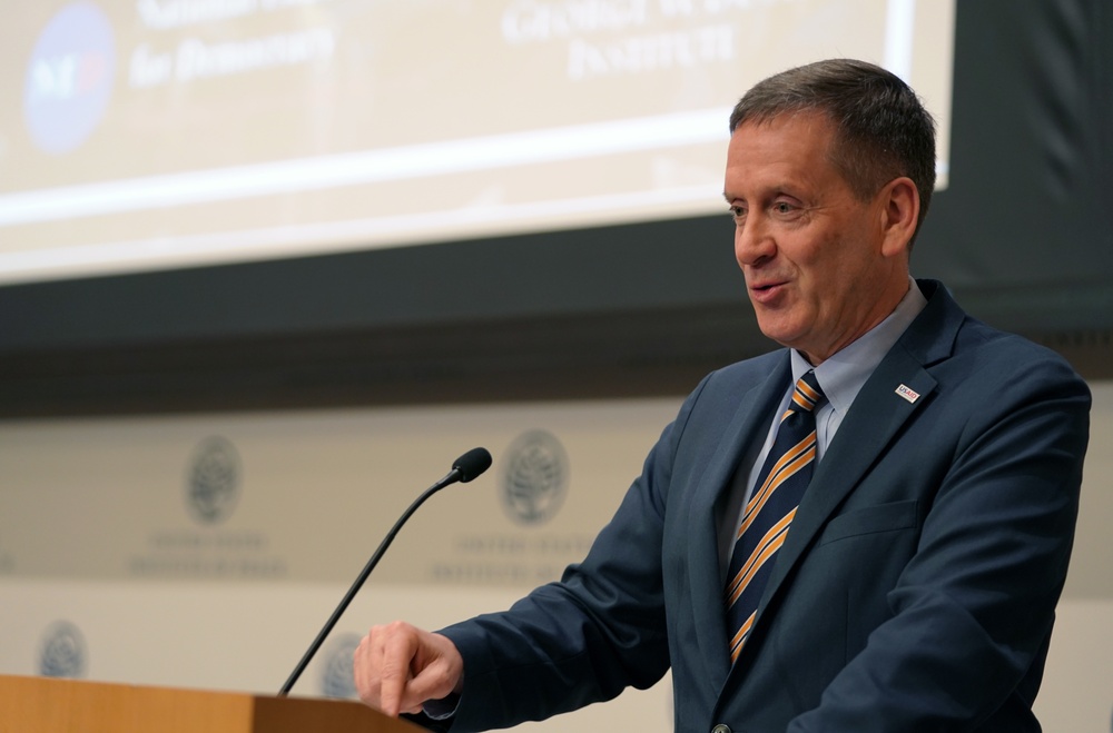 USAID Administrator Mark Green speaks at United States Institute of Peace