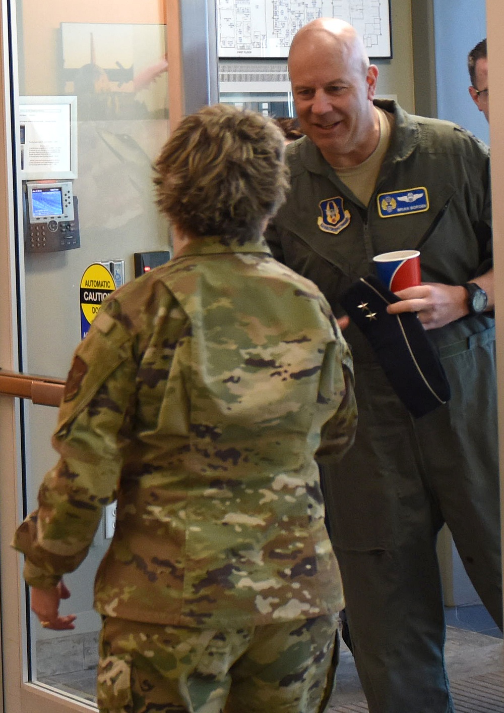 Maj. Gen. Borgen visits Buckley Air Force Base