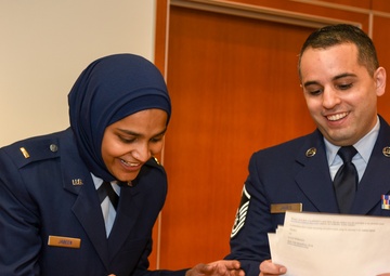 Air Force commissions first female Muslim chaplain