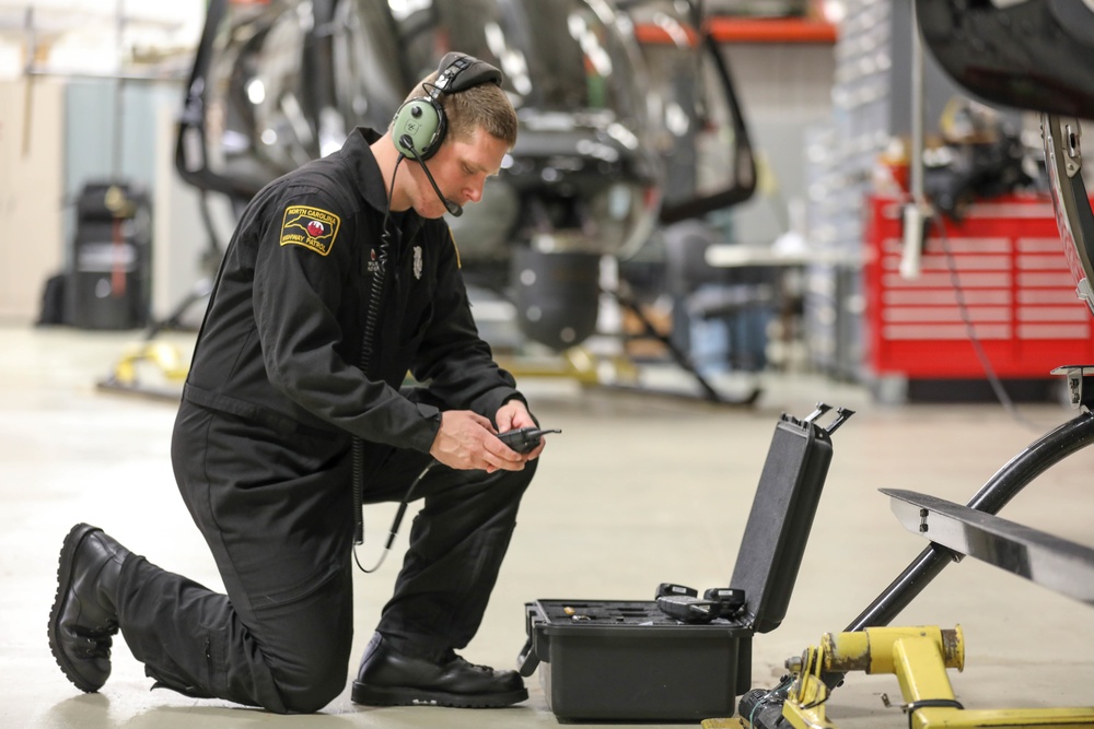 NCHART Helicopter Rescue Training in Raleigh