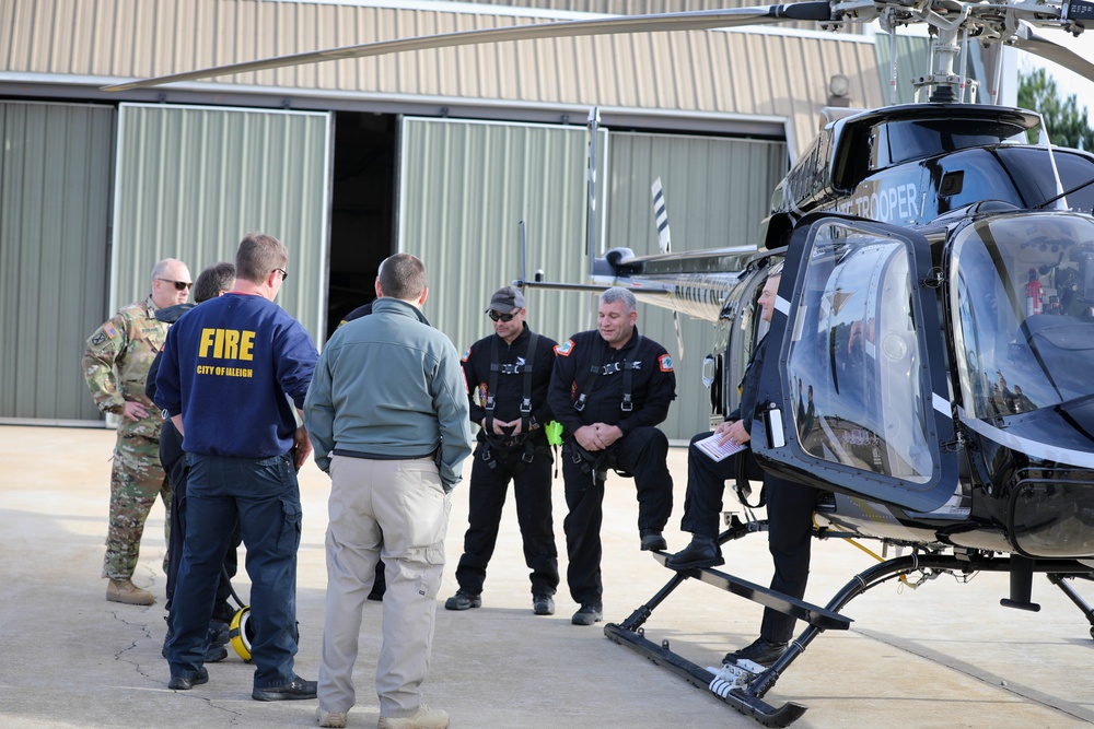 NCHART Helicopter Rescue Training in Raleigh