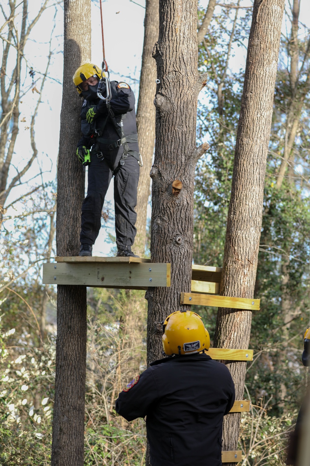 NCHART Helicopter Rescue Training in Raleigh