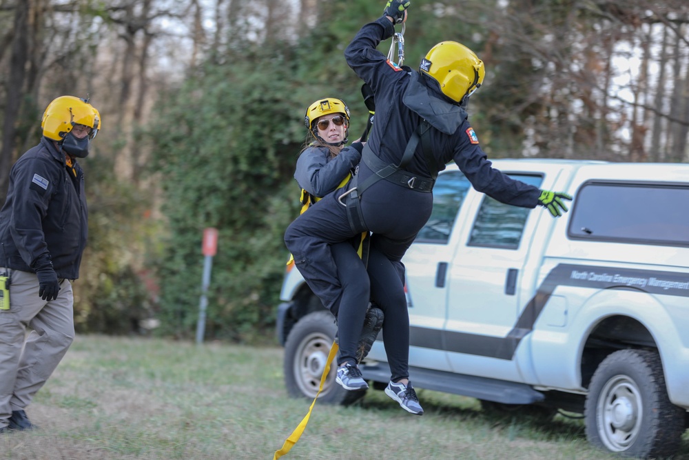 NCHART Helicopter Rescue Training in Raleigh