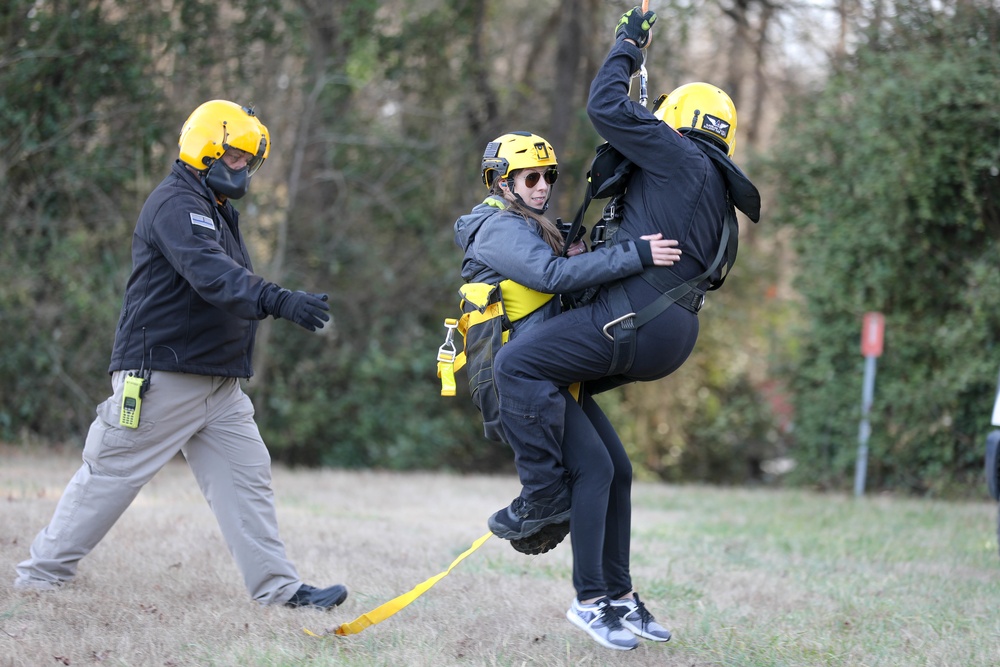 NCHART Helicopter Rescue Training in Raleigh