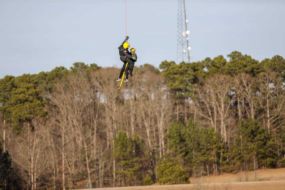 NCHART Helicopter Rescue Training in Raleigh