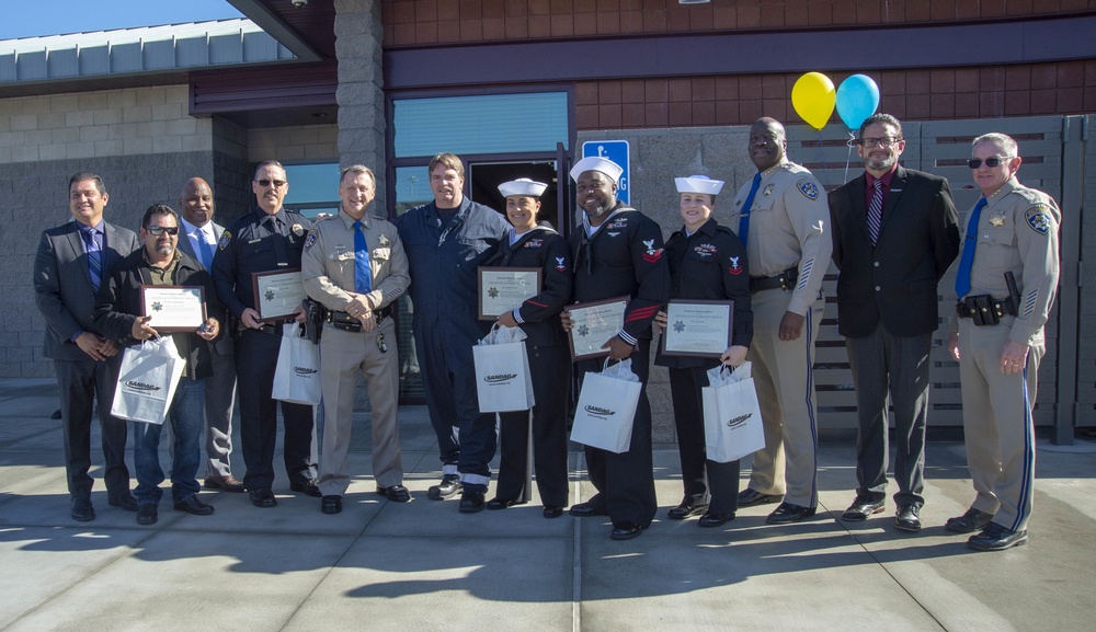 Sailors Among Those Honored by California Highway Patrol for Heroic Acts