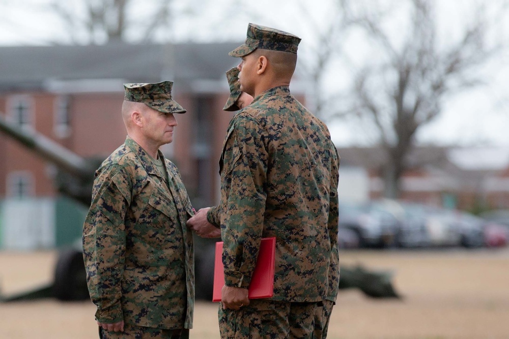 II MEF sergeant major relief, appointment