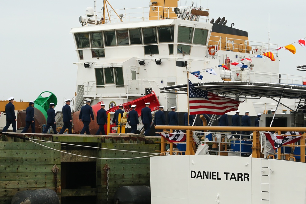 Coast Guard commissions Fast Response Cutter Daniel Tarr in Galveston, Texas
