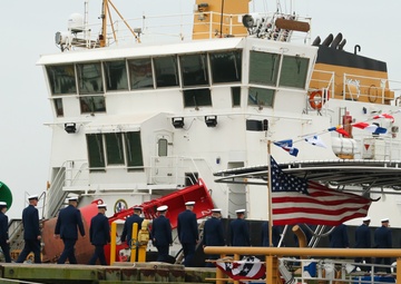 Coast Guard commissions Fast Response Cutter Daniel Tarr in Galveston, Texas
