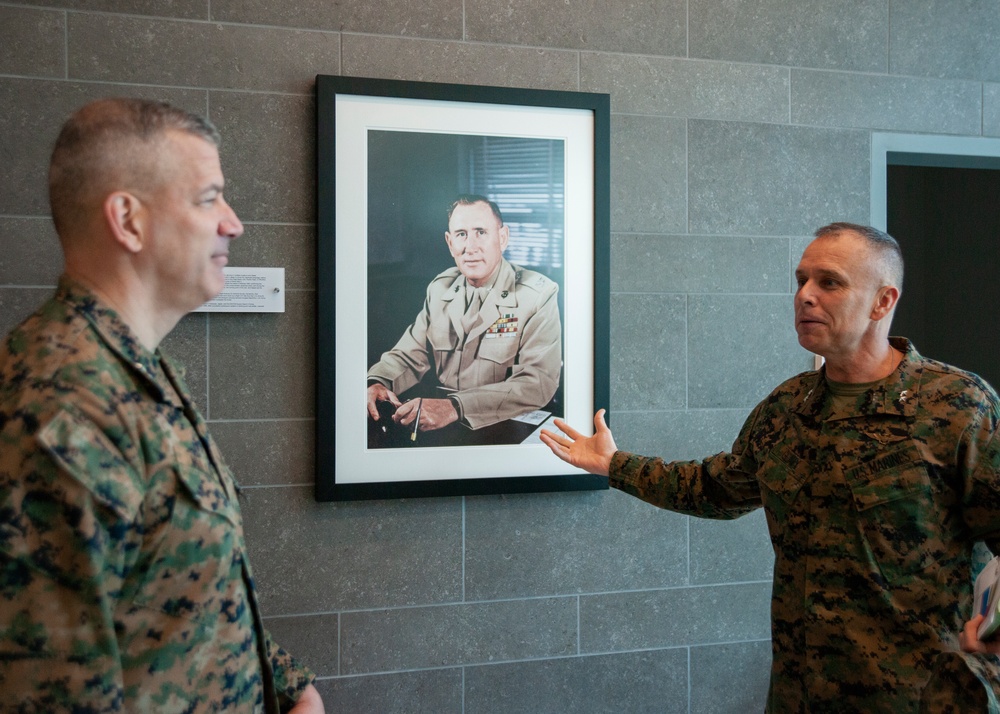 Senior Marine for Training and Education Tours Marine Cyber Headquarters