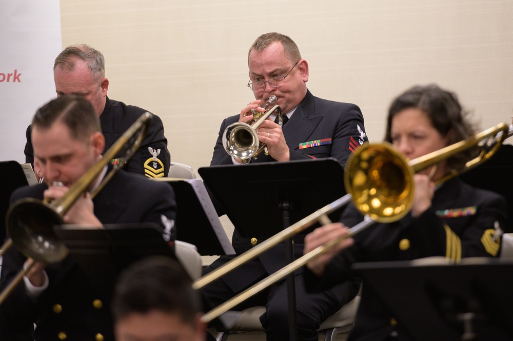 Navy Band visits New Orleans jazz conference