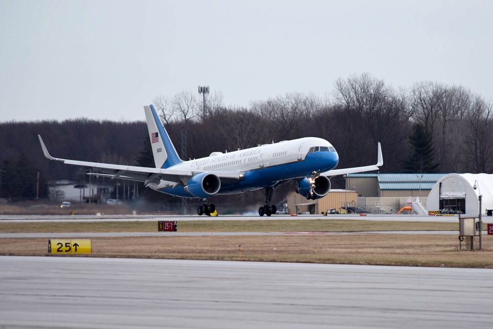 President Donald Trump and Vice President Mike Pence Visit Toledo, Ohio.