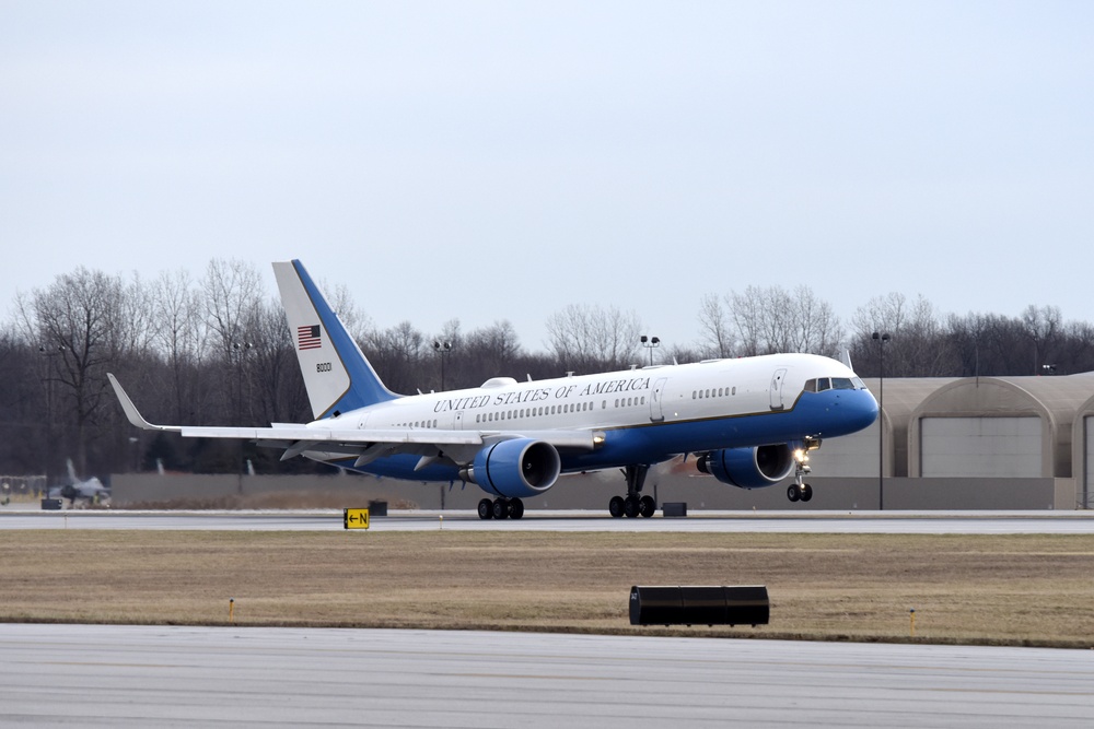 President Donald Trump and Vice President Mike Pence Visit Toledo, Ohio.