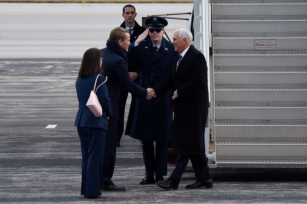 President Donald Trump and Vice President Mike Pence Visit Toledo, Ohio.