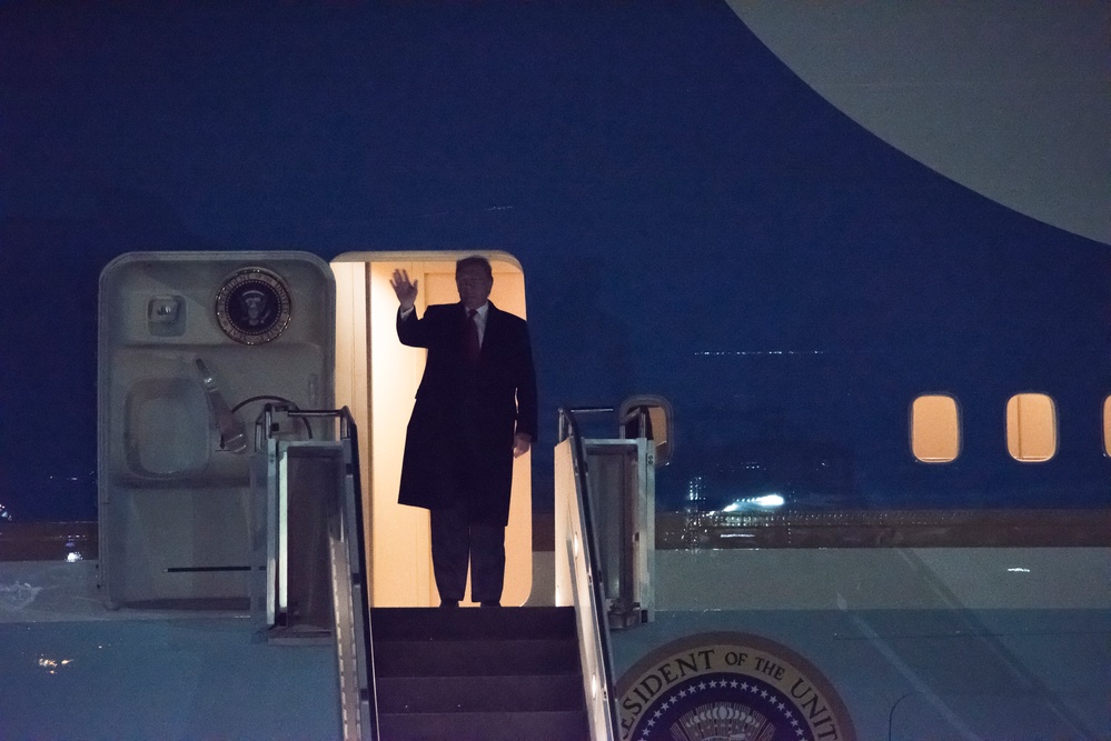 President Donald Trump and Vice President Mike Pence Visit Toledo, Ohio.