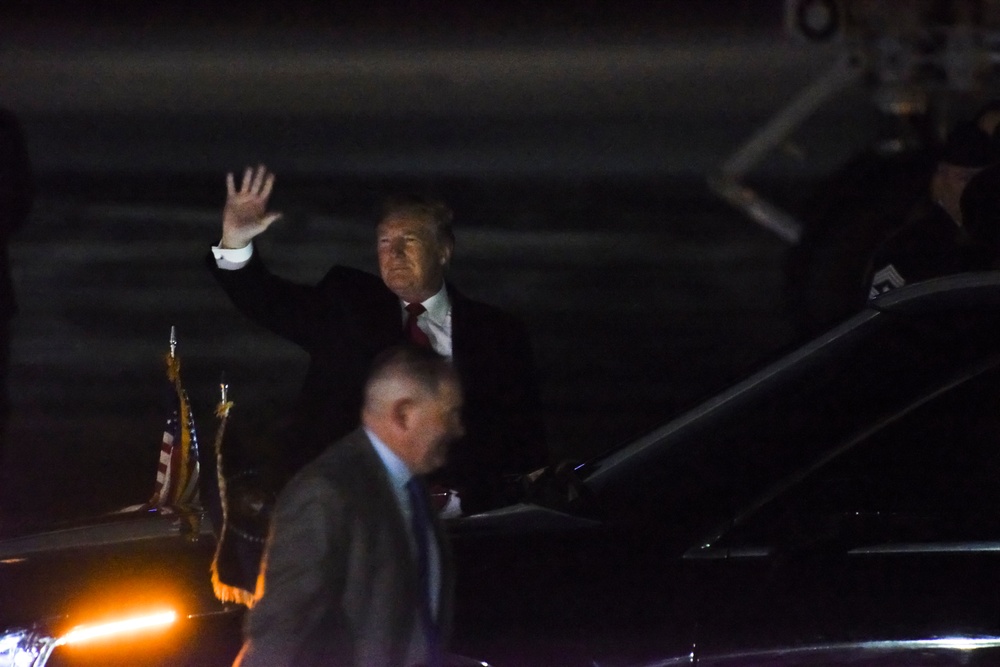 President Donald Trump and Vice President Mike Pence Visit Toledo, Ohio.