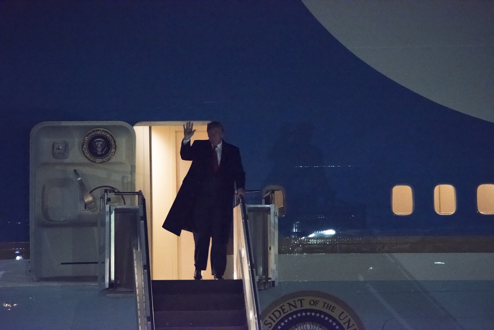 President Donald Trump and Vice President Mike Pence Visit Toledo, Ohio.
