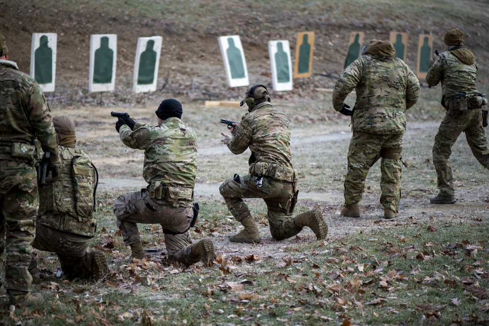 Airmen Conduct Weapons Qualification and Proficiency Training