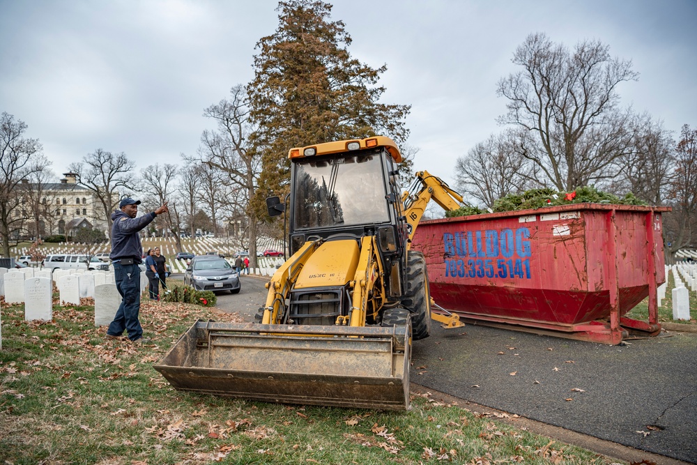 Wreaths Out at U.S. Soldiers' and Airmen's Home National Cemetery