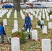 Wreaths Out at U.S. Soldiers' and Airmen's Home National Cemetery