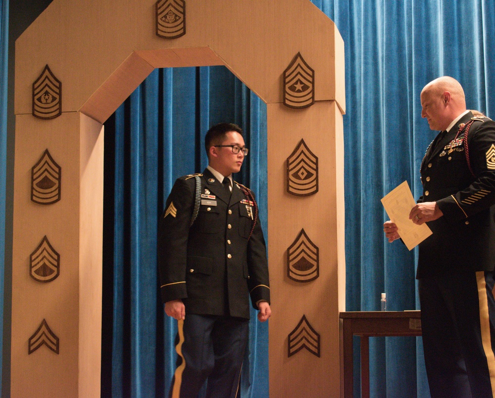 3-15IN Inducts New NCOs Into the NCO Corps