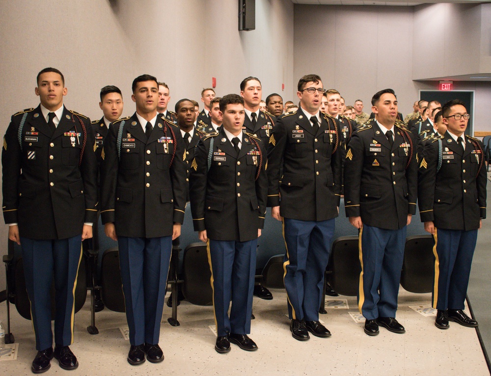 3-15IN Inducts New NCOs Into the NCO Corps