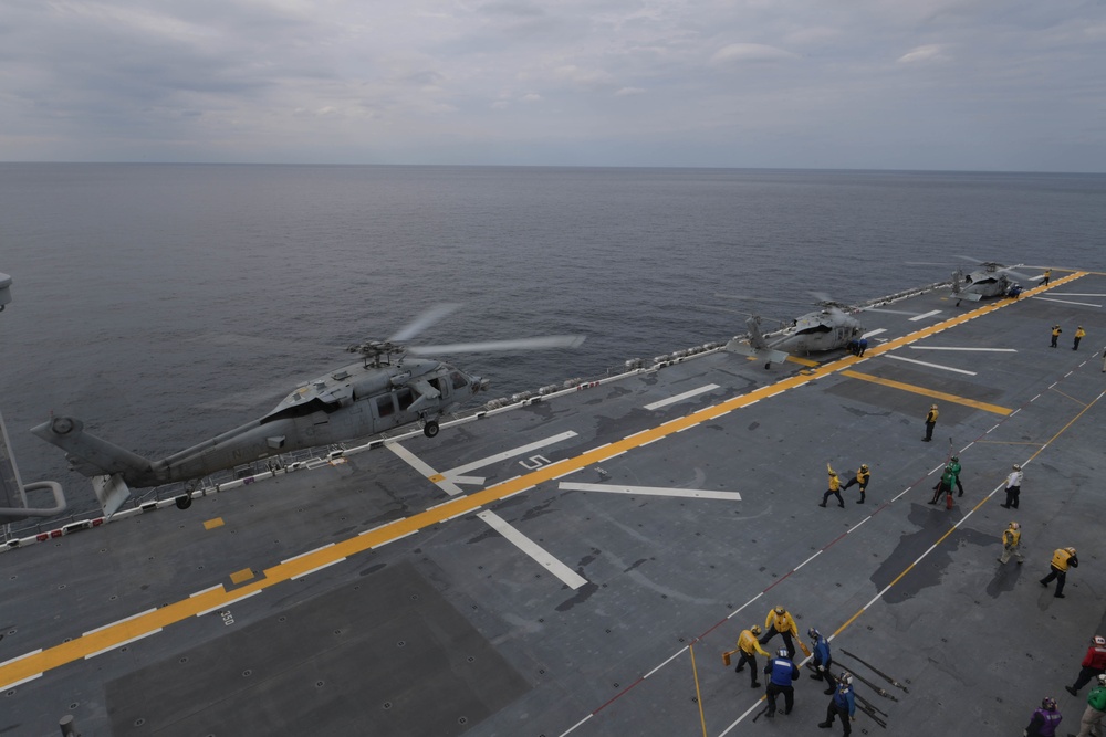 USS America Conducts Flight Operations