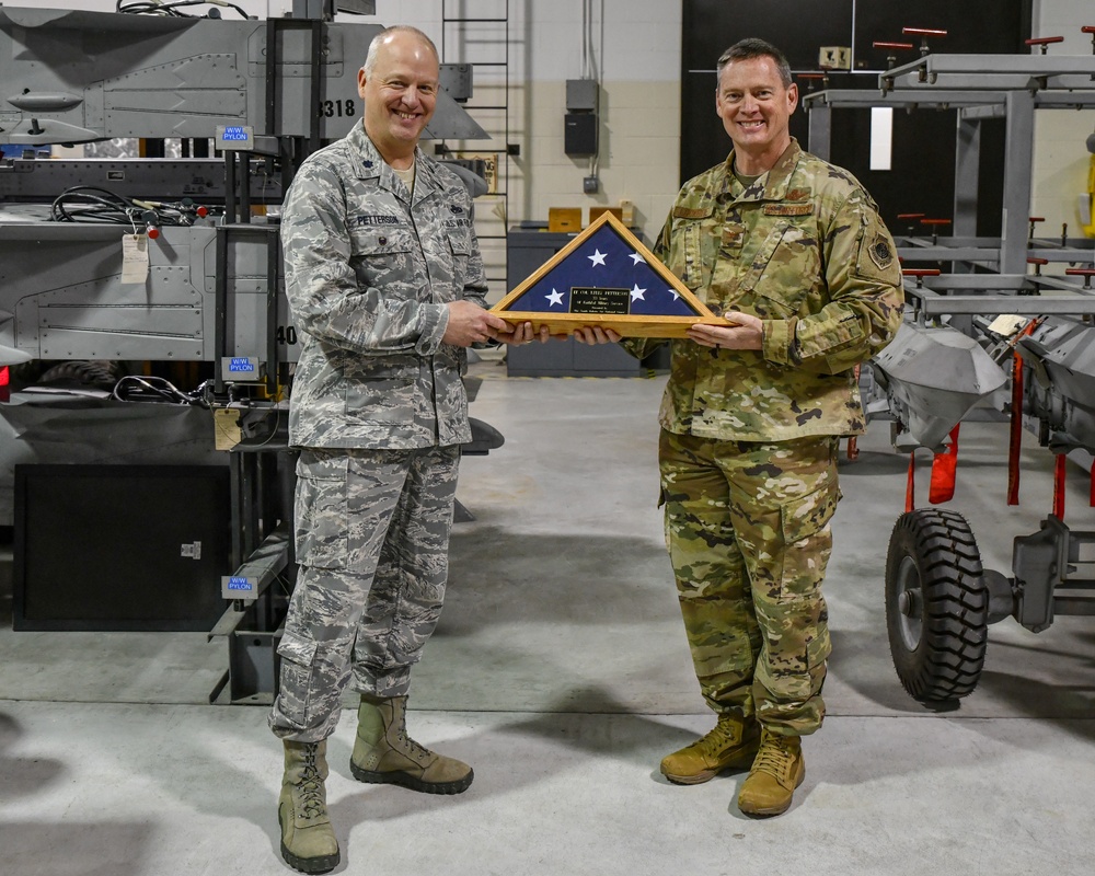 Lt. Col. Kelly Petterson Retires following a 33 Year Career