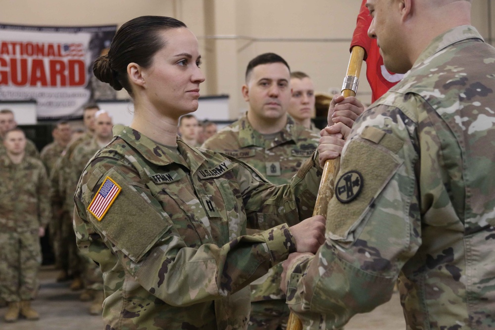 945th Engineer Company welcomes new commander