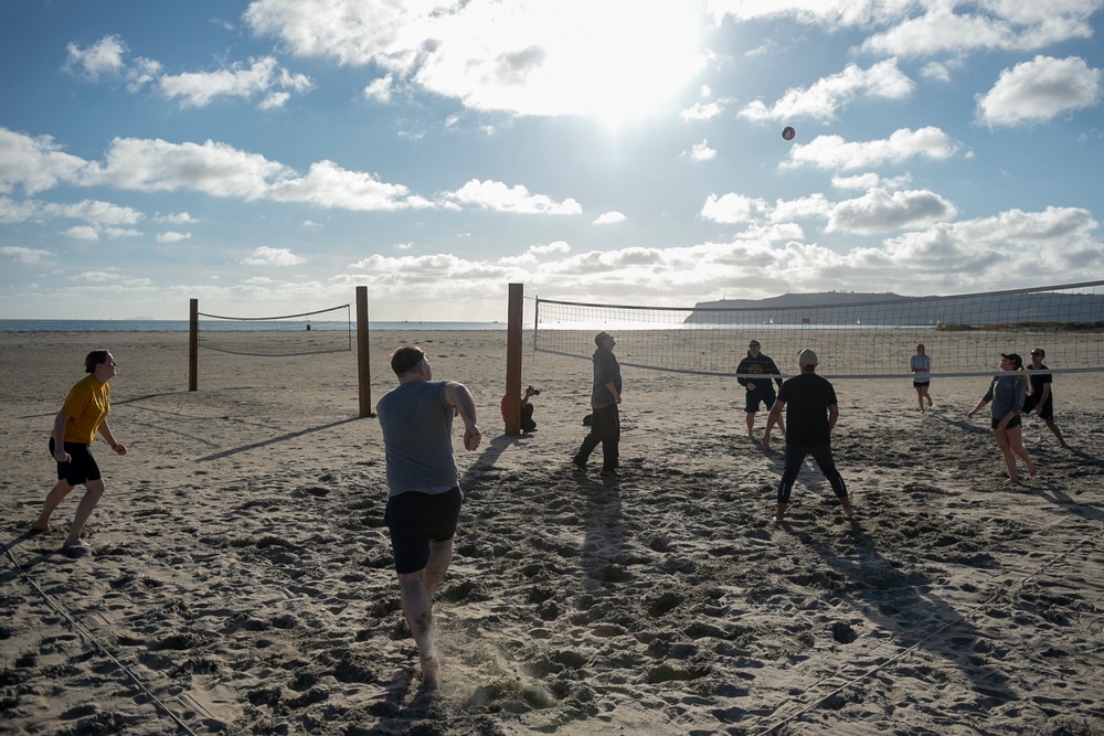 NRNPASE Sailors Play Volleyball