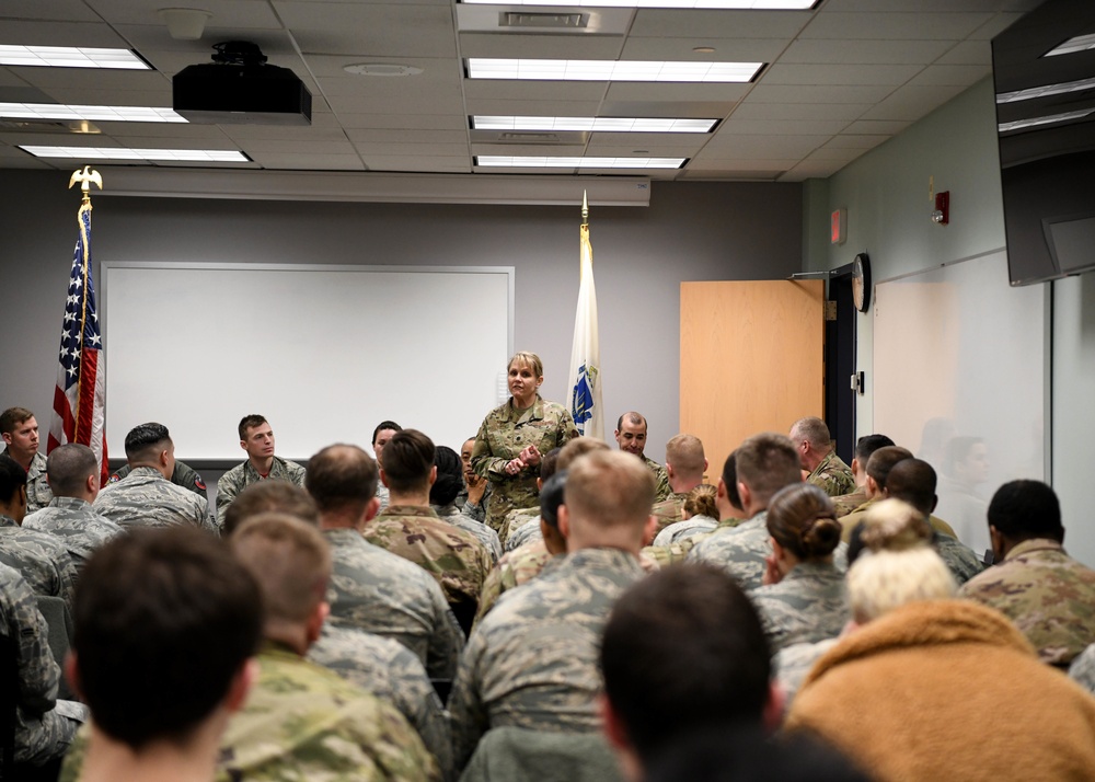104th Fighter Wing conducts officer discussion panel
