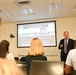 Director Vayl Oxford  Defense Threat Reduction Agency talks to Microbiology Students at Med-Dent building at Georgetown University, Washington, DC. 010820